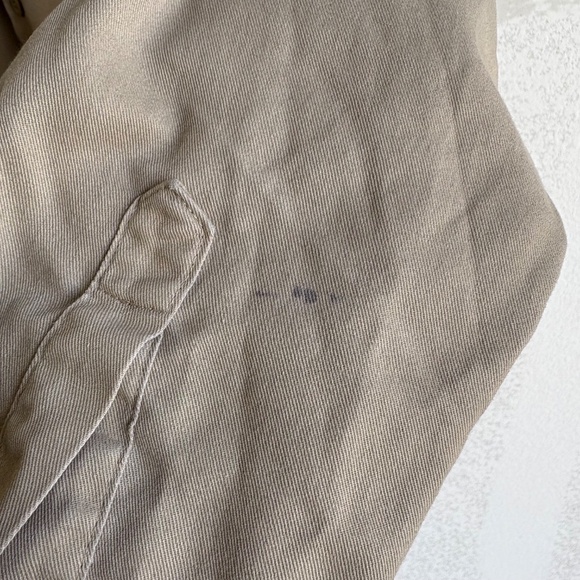 Vintage Dickies Men's L Khaki Work Shirt Long Sleeve Button Down Y2K Utility - Picture 9 of 9